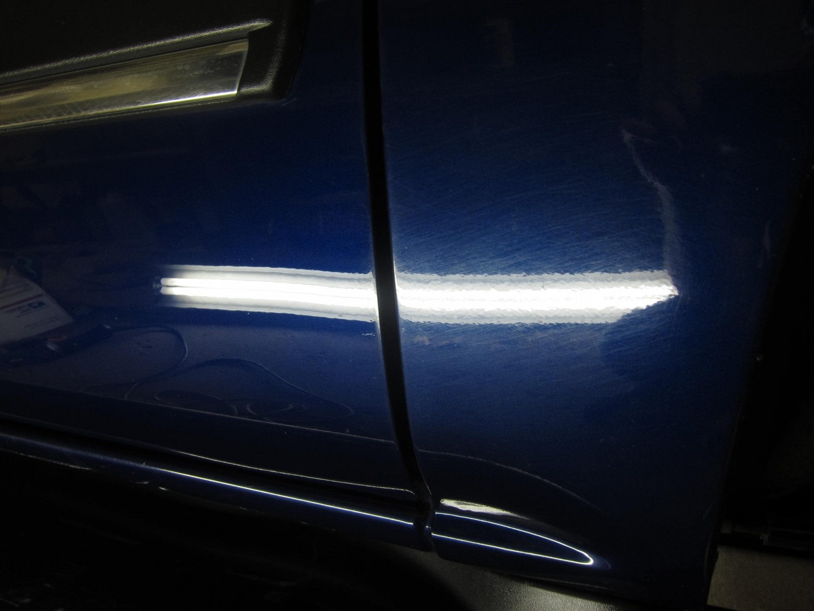 side by side after buffing