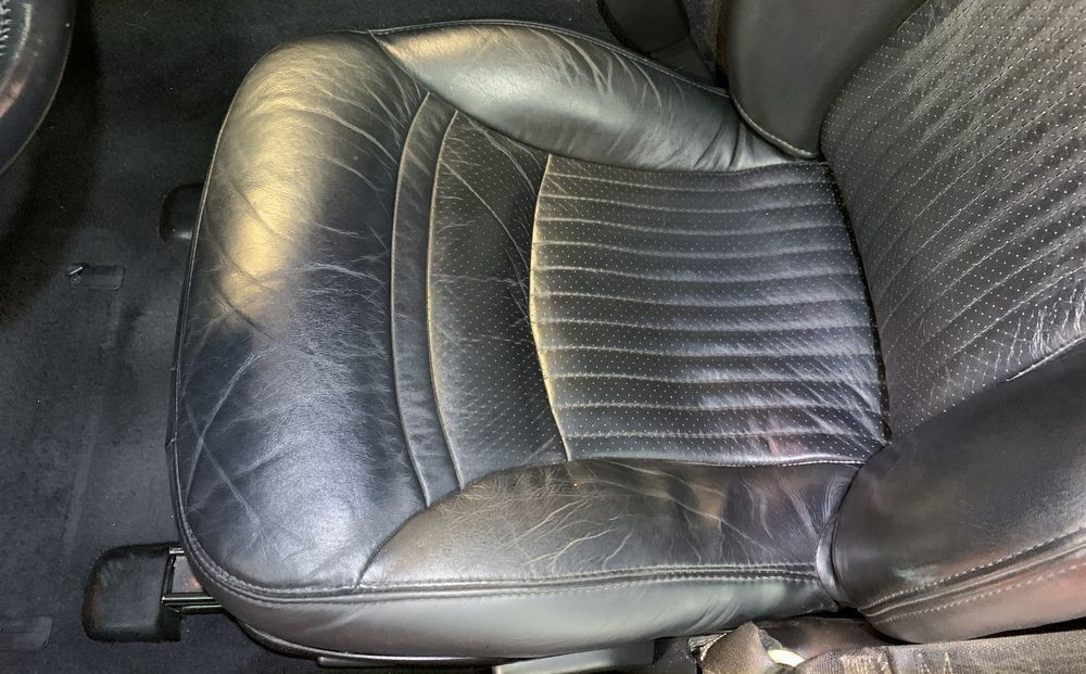 Simple Corvette Leather Interior Detail