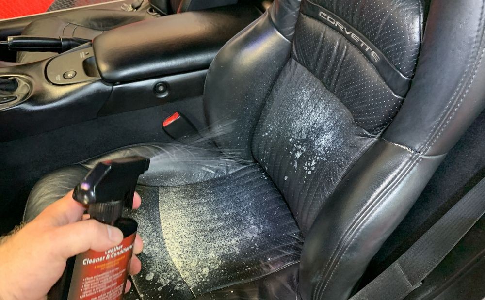 Simple Corvette Leather Interior Detail