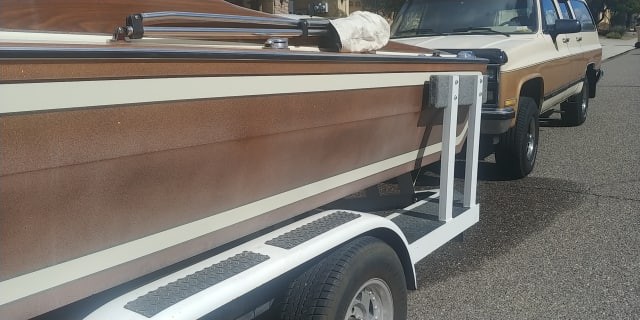 Sleekcraft Ski Boat - Remove Oxidation