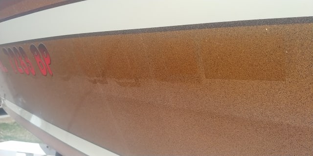 Sleekcraft Ski Boat - Remove Oxidation