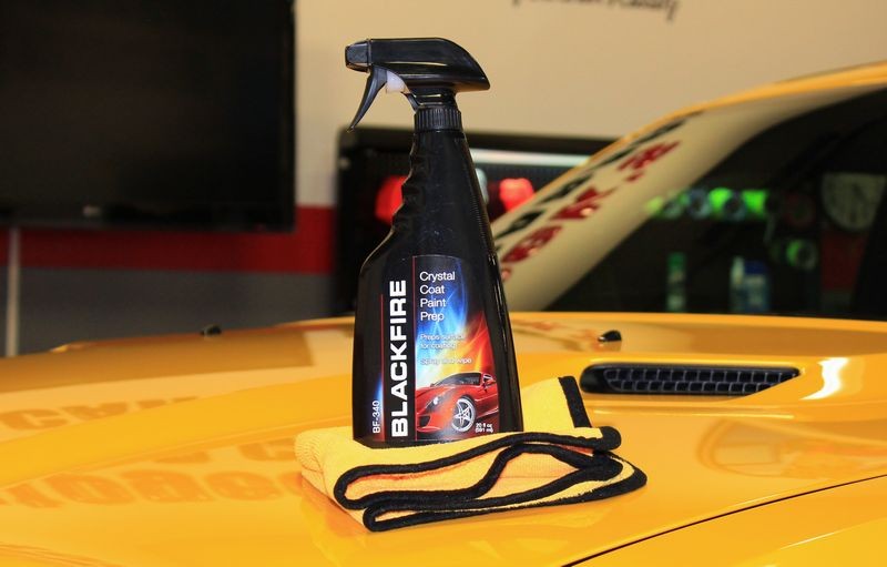 SONAX CC36 Ceramic Coating Supercharged Dodge Yellow Jacket Mike Phillips