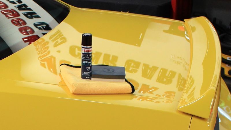 SONAX CC36 Ceramic Coating Supercharged Dodge Yellow Jacket Mike Phillips