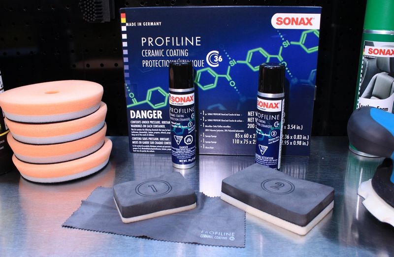 SONAX CC36 Ceramic Coating Supercharged Dodge Yellow Jacket Mike Phillips