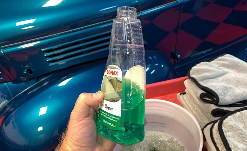 SONAX Glass Cleaner as a Prep Wash