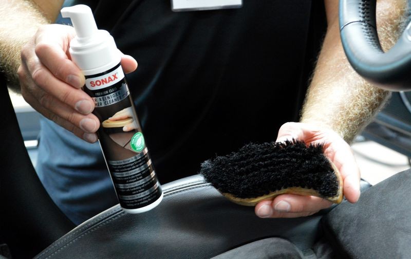 SONAX Leather Cleaner and SONAX Leather Care Cream
