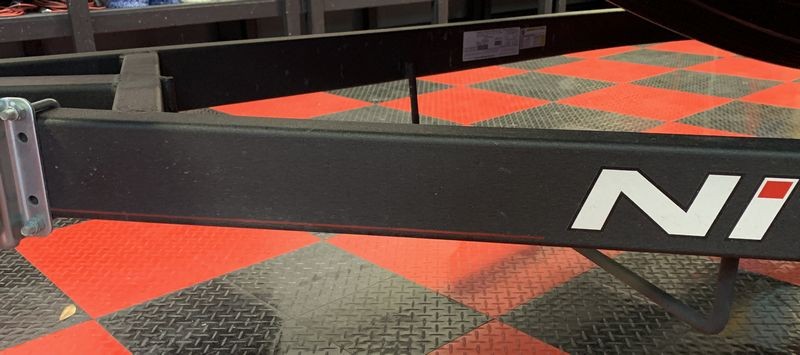SONAX PNS on Black Powder Coating Paint Boat Trailer