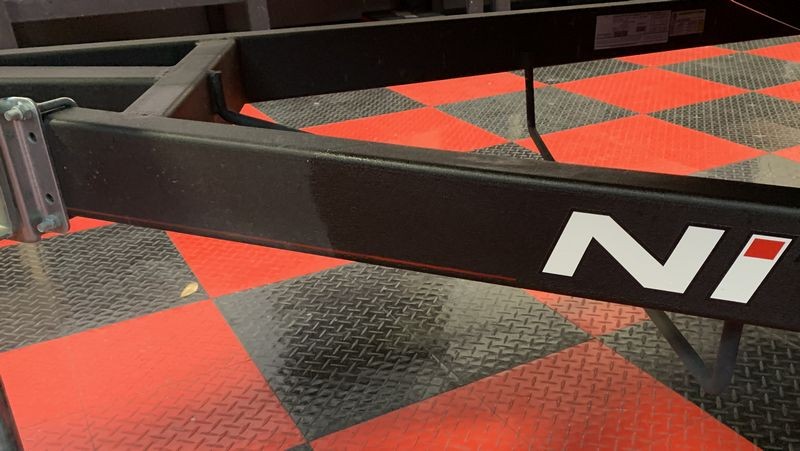 SONAX PNS on Black Powder Coating Paint Boat Trailer