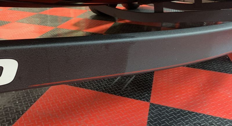 SONAX PNS on Black Powder Coating Paint Boat Trailer