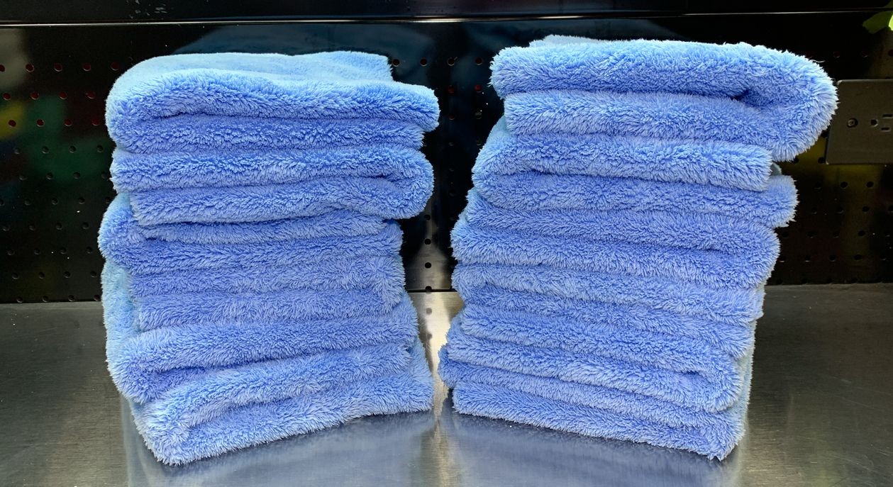 Speed Master Cloud 9 Microfiber Buffing Towel Blue