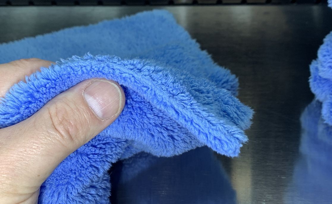 Speed Master Cloud 9 Microfiber Buffing Towel Blue