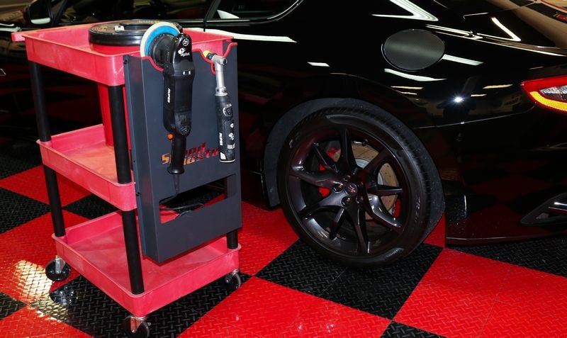 Speed Master Single Polisher Rack  Double Polisher Rack