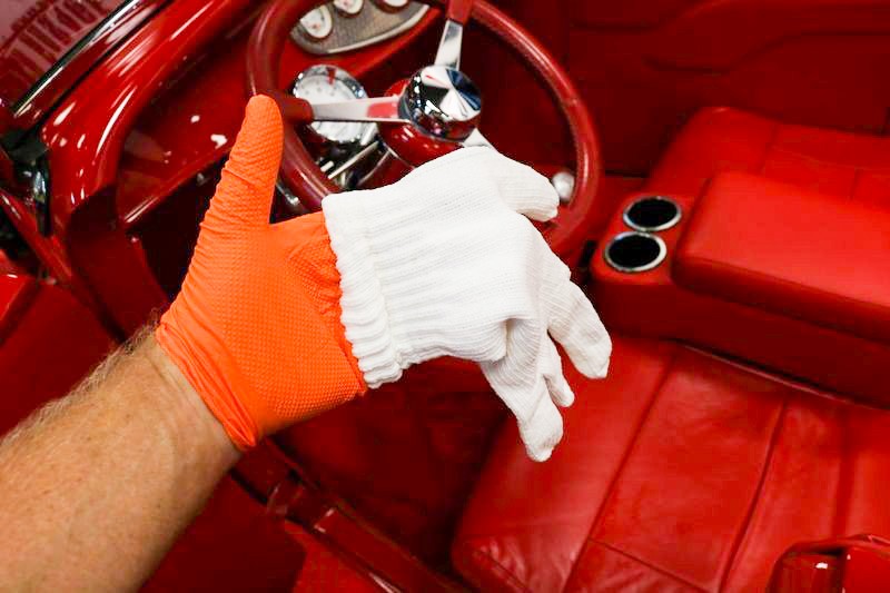 steering wheel cleaning