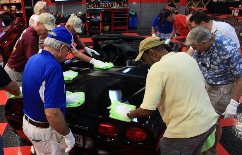 Stuart Corvette Club Detailing Class at Autogeek in Stuart, Florida