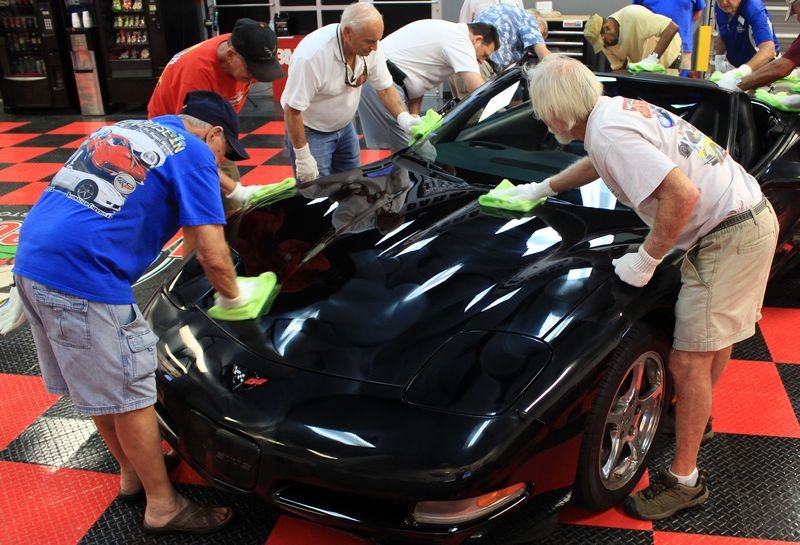 Stuart Corvette Club Detailing Class at Autogeek in Stuart, Florida