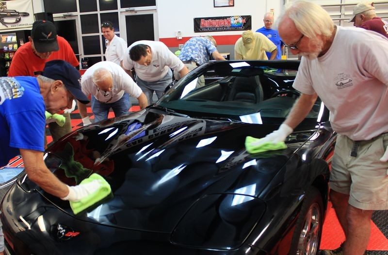 Stuart Corvette Club Detailing Class at Autogeek in Stuart, Florida