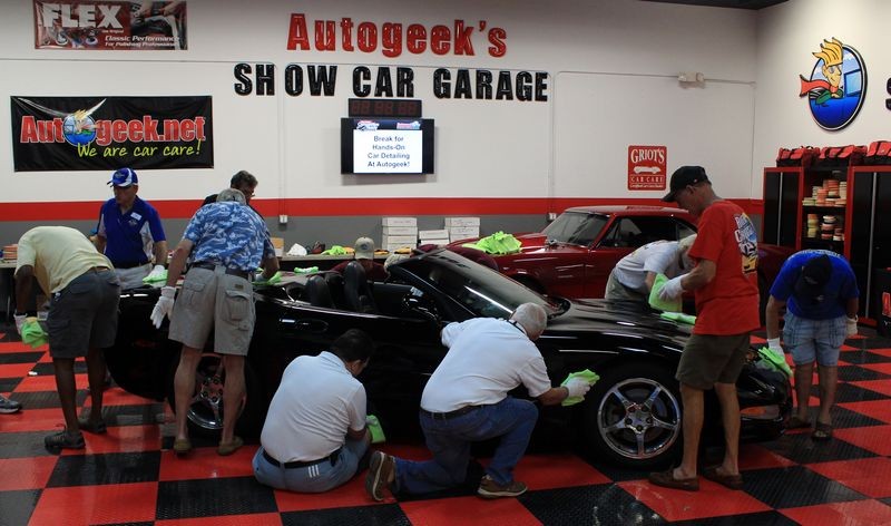 Stuart Corvette Club Detailing Class at Autogeek in Stuart, Florida