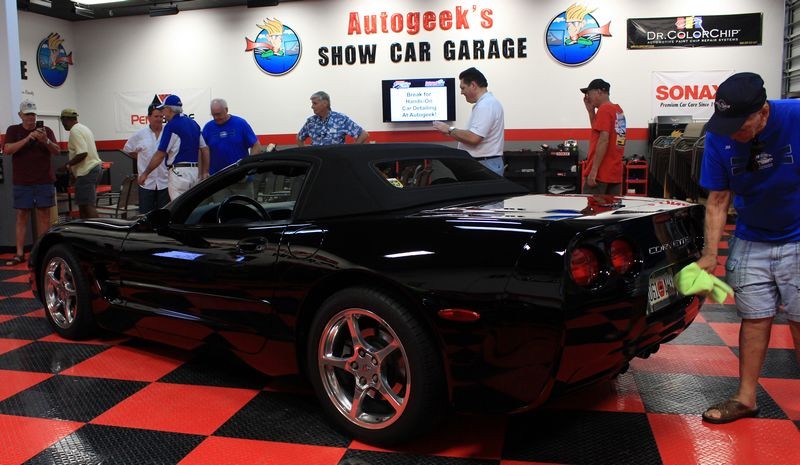 Stuart Corvette Club Detailing Class at Autogeek in Stuart, Florida
