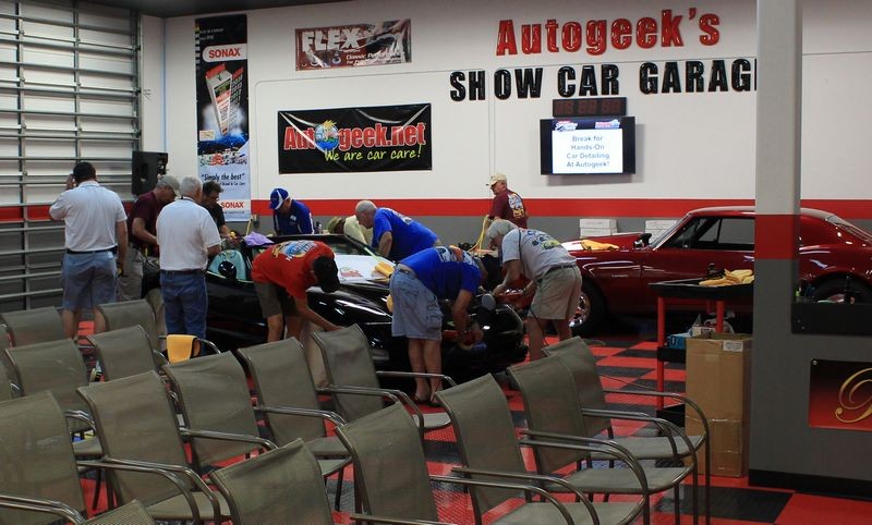 Stuart Corvette Club Detailing Class at Autogeek Mike Phillips