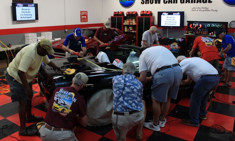 Stuart Corvette Club Detailing Class at Autogeek Mike Phillips
