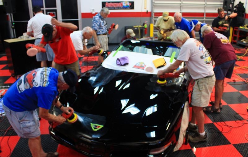 Stuart Corvette Club Detailing Class at Autogeek Mike Phillips