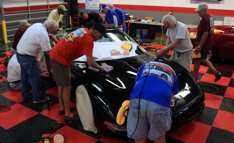 Stuart Corvette Club Detailing Class at Autogeek Mike Phillips