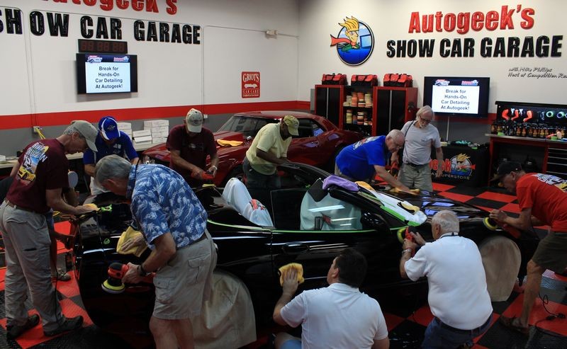 Stuart Corvette Club Detailing Class at Autogeek Mike Phillips