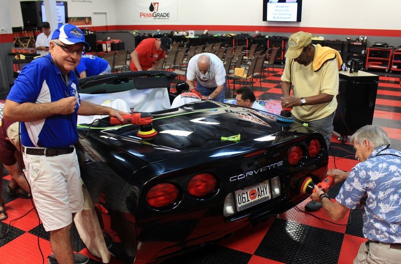 Stuart Corvette Club Detailing Class at Autogeek Mike Phillips