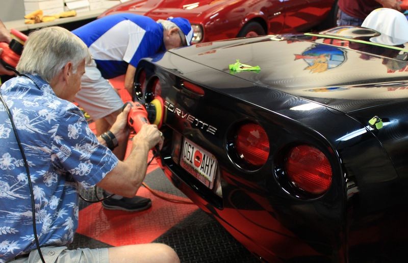 Stuart Corvette Club Detailing Class at Autogeek Mike Phillips