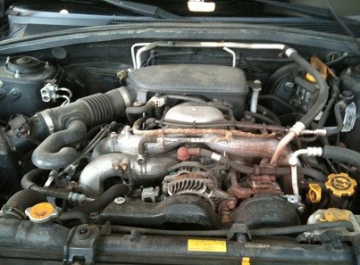 Subaru motor before