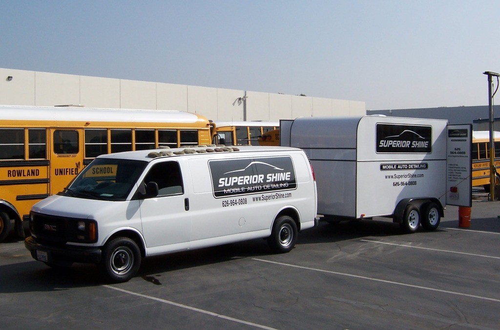 Superior Shine detail rig w/ trailer
