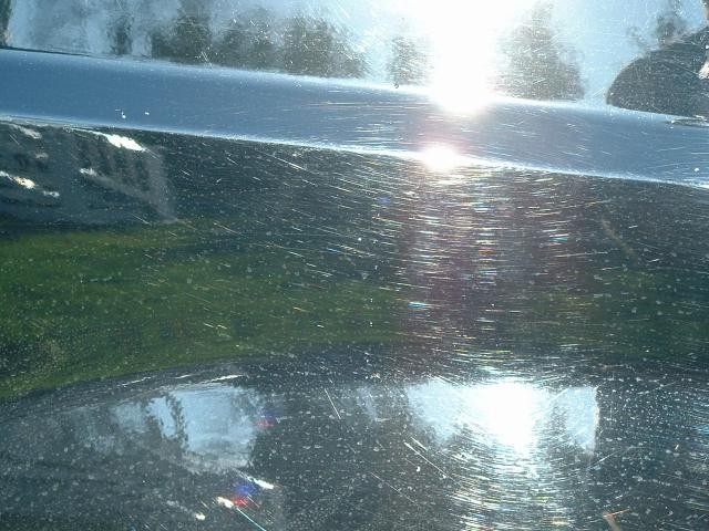 swirls in black truck