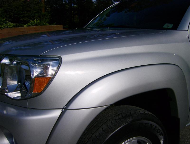 Tacoma flake on fender