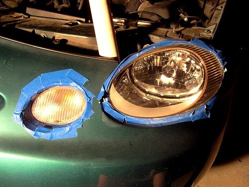 Taurus Headlight Restoration