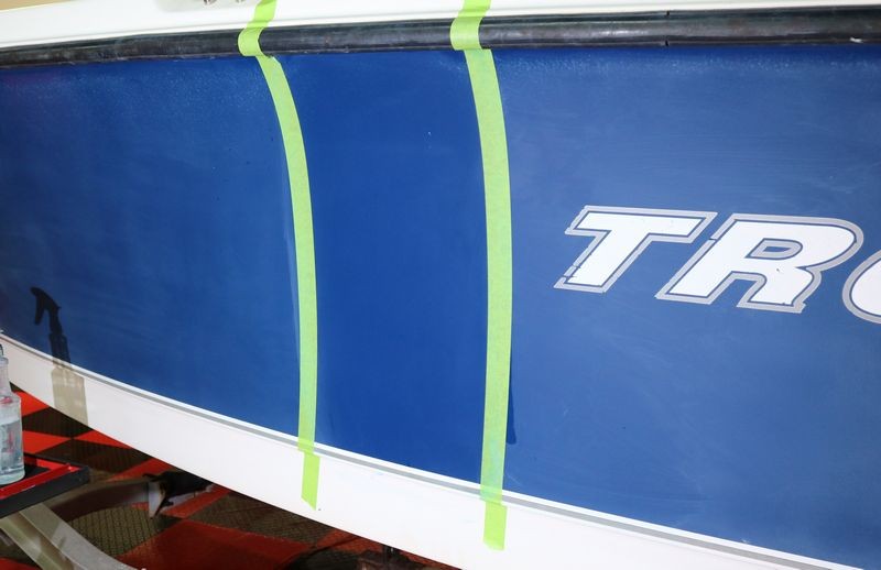 Test Spot on 21 foot Trophy Center Console Mike Phillips