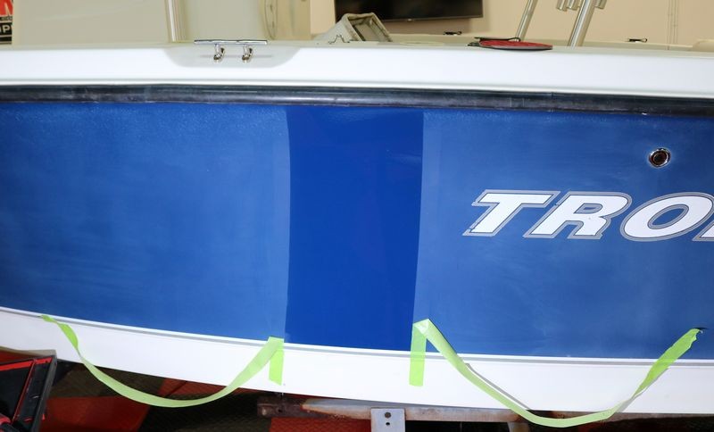 Test Spot on 21 foot Trophy Center Console Mike Phillips