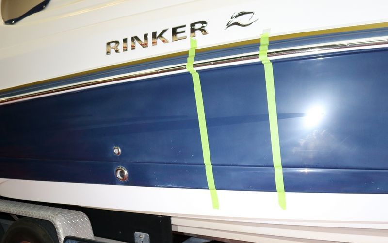 Test Spot on 28 foot RINKER Bowrider Mike Phillips