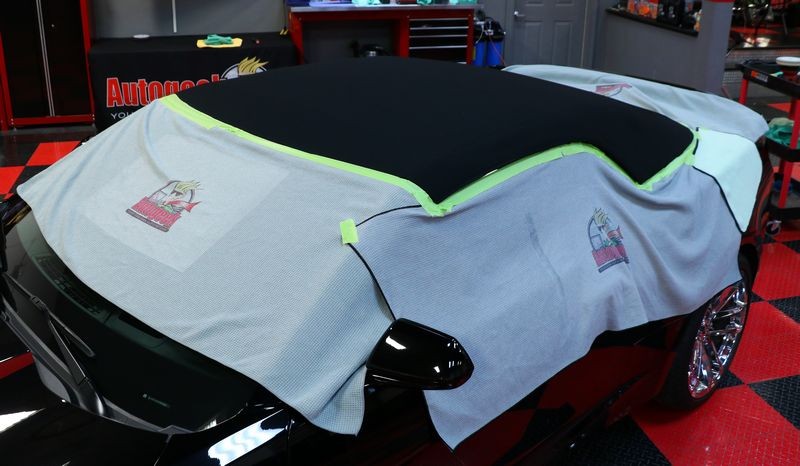 The correct way to apply RaggTopp Canvas Top Protectant to a canvas convert