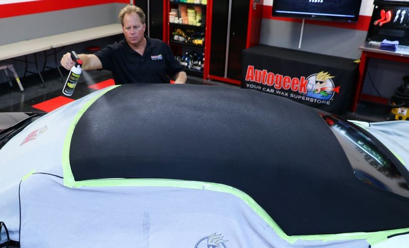 The correct way to apply RaggTopp Canvas Top Protectant to a canvas convert