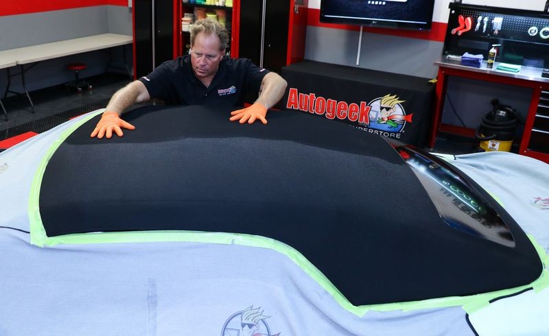 The correct way to apply RaggTopp Canvas Top Protectant to a canvas convert