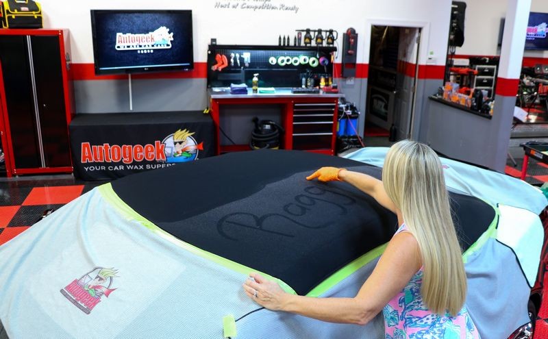 The correct way to apply RaggTopp Canvas Top Protectant to a canvas convert