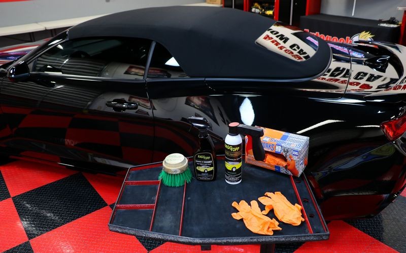 The correct way to apply RaggTopp Canvas Top Protectant to a canvas convert