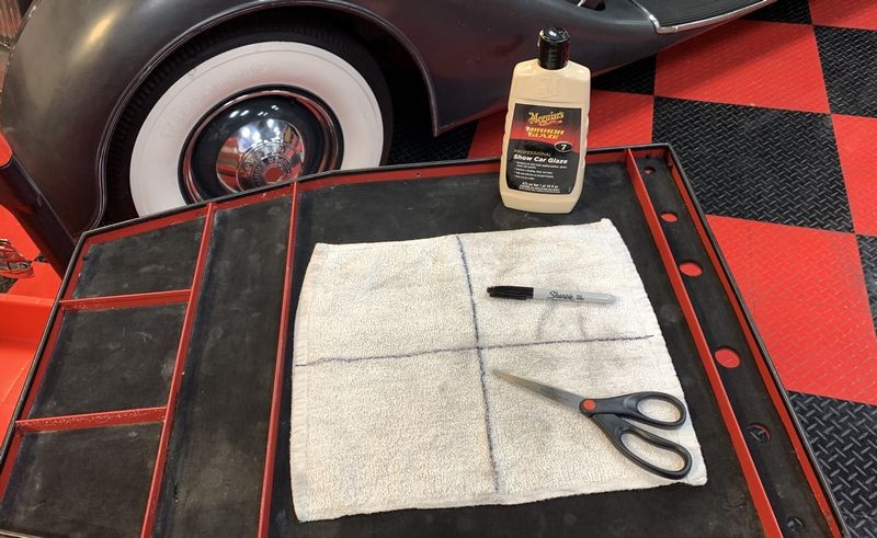 The Number #7 Rub Down Technique Original Single Stage 1937 Packard