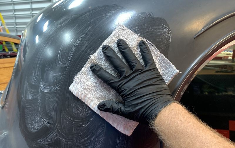 The Number #7 Rub Down Technique Original Single Stage 1937 Packard