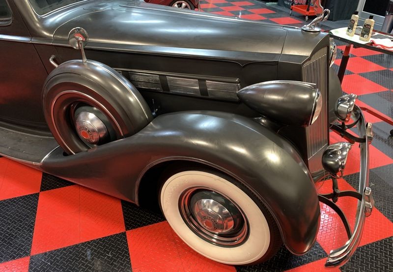 The Number #7 Rub Down Technique Original Single Stage 1937 Packard