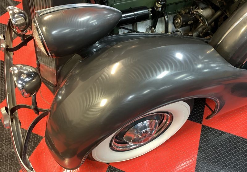 The Number #7 Rub Down Technique Original Single Stage 1937 Packard