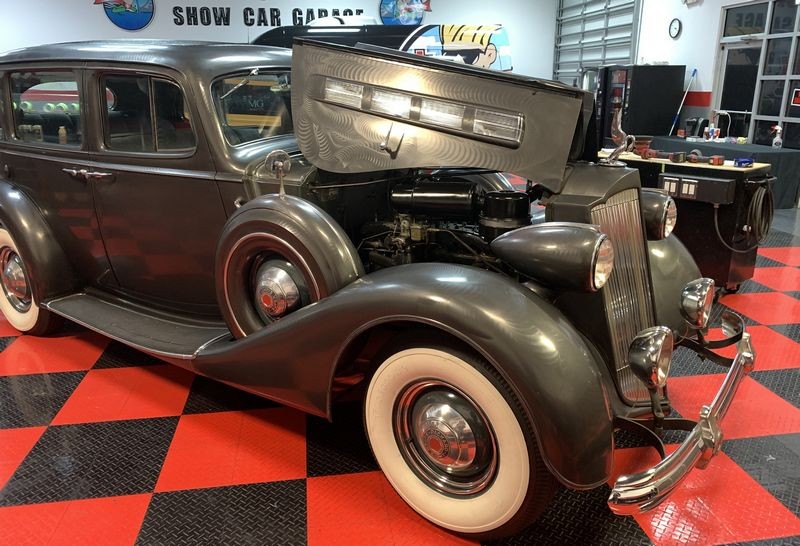 The Number #7 Rub Down Technique Original Single Stage 1937 Packard