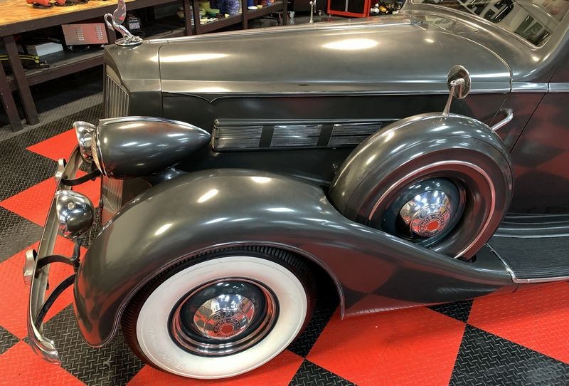 The Number #7 Rub Down Technique Original Single Stage 1937 Packard