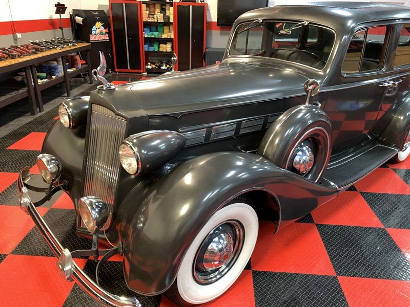 The Number #7 Rub Down Technique Original Single Stage 1937 Packard