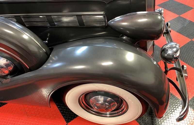 The Number #7 Rub Down Technique Original Single Stage 1937 Packard